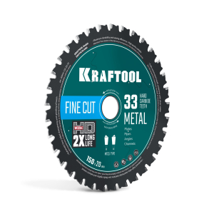 Диск пильный по металлу и стали Metal Cut 150x20 мм. 33Т, KRAFTOOL