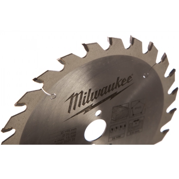 Пильный диск 165/20 мм, 24 зуба Milwaukee Пильный диск 165/20 мм, 24 зуба Milwaukee