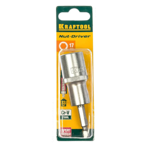 Бита с торцевой головкой Nut Driver 17 мм, KRAFTOOL Бита с торцевой головкой Nut Driver 17 мм, KRAFTOOL