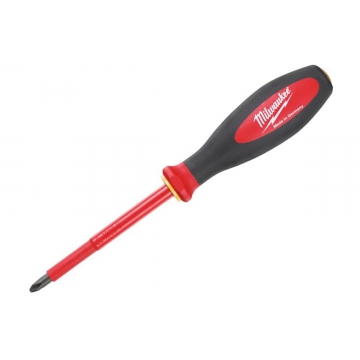 Изолированная отвертка Milwaukee VDE PH2 x100 Изолированная отвертка Milwaukee VDE PH2 x100