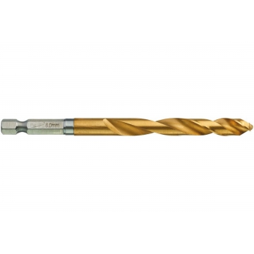 Сверло по металлу RedHEX HSS-G TiN (8х67х111 мм) Milwaukee 48894719