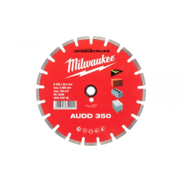 Диск алмазный AUDD 350 Milwaukee Диск алмазный AUDD 350 Milwaukee