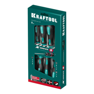 Набор отвёрток Х-Drive -8, KRAFTOOL,250081-Н8