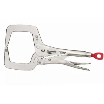 Зажим 11 дюймов с тонкими губками Milwaukee Locking hand clamps 48223531