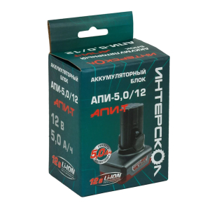 Батарея аккумуляторная БА-5,0/12, 5 Ач. 12 В. Li-ion, АПИ-Т, ИНТЕРСКОЛ Батарея аккумуляторная БА-5,0/12, 5 Ач. 12 В. Li-ion, АПИ-Т, ИНТЕРСКОЛ