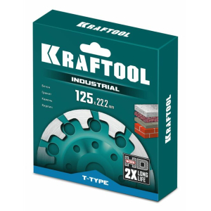 Чашка алмазная сегментная T-Type 125 мм, KRAFTOOL INDUSTRIAL 33446-125 Чашка алмазная сегментная T-Type 125 мм, KRAFTOOL INDUSTRIAL 33446-125