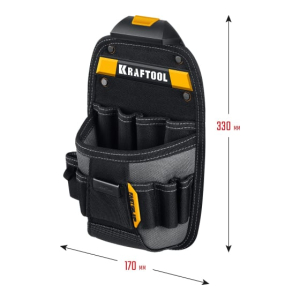 Сумка поясная FastClip, 11 карманов и петель KRAFTOOL KP-11 38777 Сумка поясная FastClip, 11 карманов и петель KRAFTOOL KP-11 38777