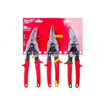 Ножницы по металлу, 3 шт. Milwaukee NEW 48224533 Ножницы по металлу, 3 шт. Milwaukee NEW 48224533