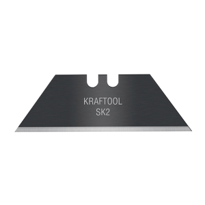 Лезвие BLACKMAX А24 трапециевидное, (уп. 10 шт), KRAFTOOL Лезвие BLACKMAX А24 трапециевидное, (уп. 10 шт), KRAFTOOL
