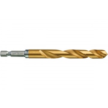 Сверло по металлу RedHEX HSS-G TiN Milwaukee Сверло по металлу RedHEX HSS-G TiN (10.5х78х122 мм) Milwaukee 48894724