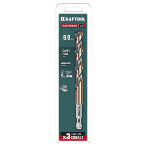 Сверло по металлу для винтовертов IMPACT READY, 5х91 мм. НЕХ-1/4, KRAFTOOL